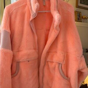 FreePeople Cozy Coral Fleece Jacket sz Med